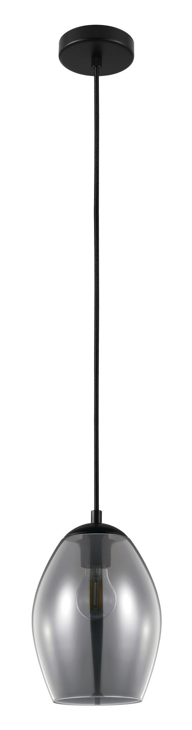 Estanys One Light Pendant in Matte Black - available from The Lighting Shoppe, trusted by Canadian homeowners