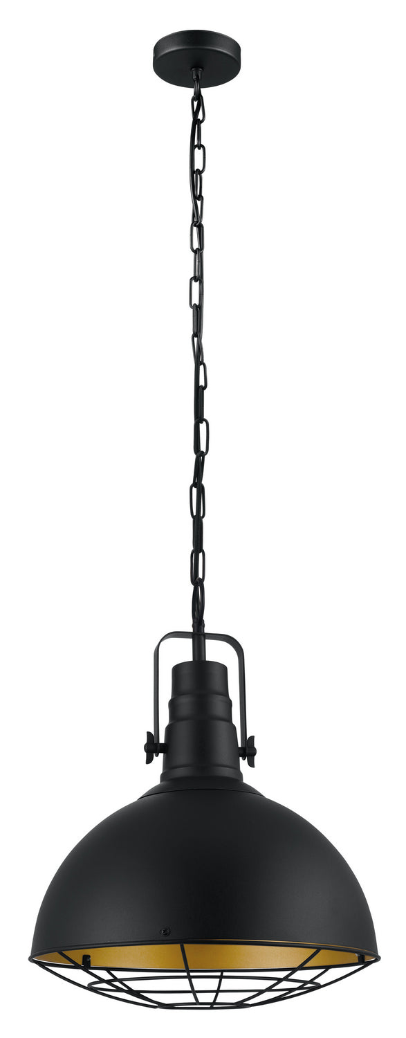 Cannington One Light Pendant in Black - available from The Lighting Shoppe, trusted by Canadian homeowners