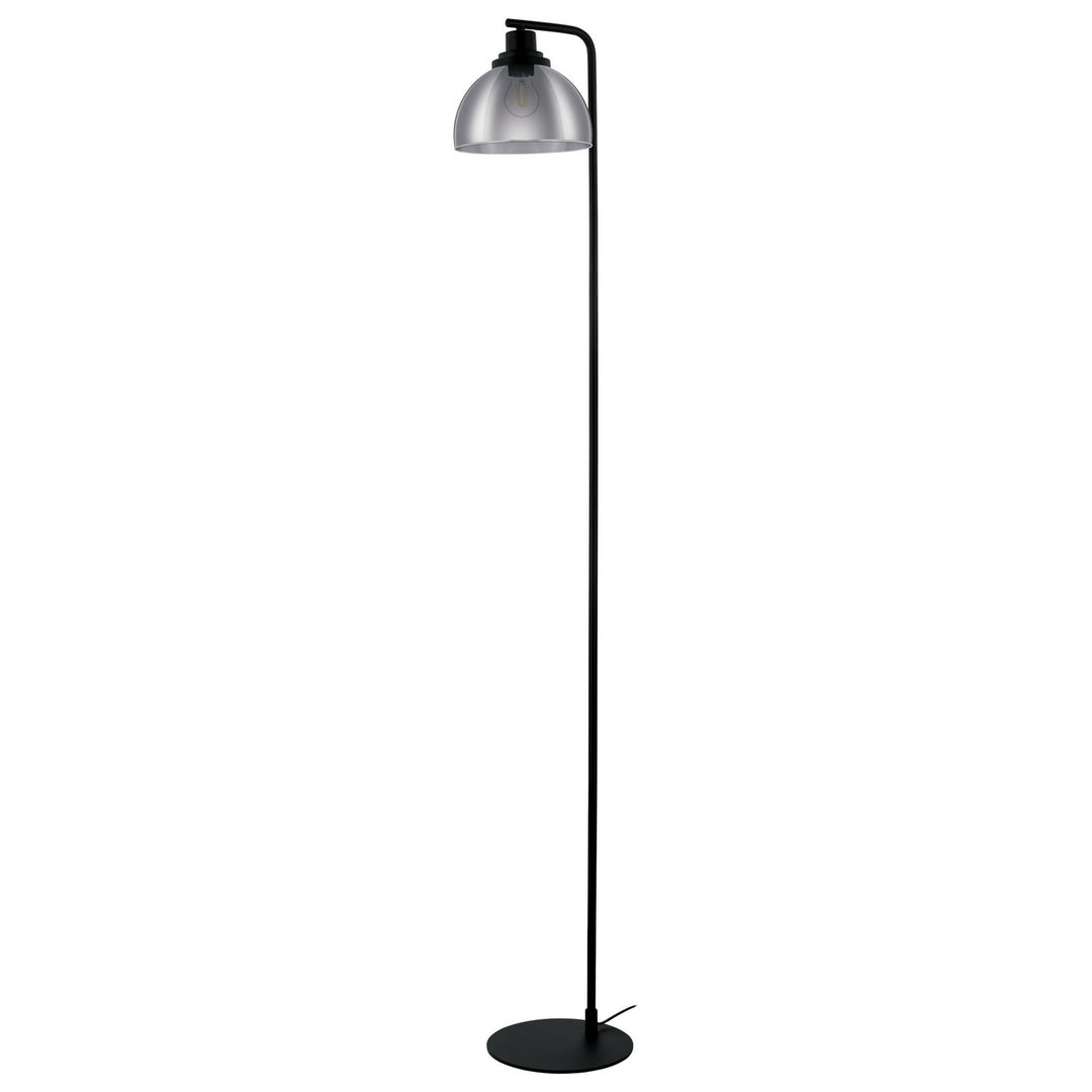 Belser One Light Floor Lamp in Black - available from The Lighting Shoppe, trusted by Canadian homeowners