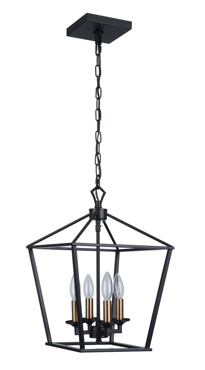 Craftmade Canada - 52934-FB - Four Light Foyer Pendant - Flynt - Flat Black