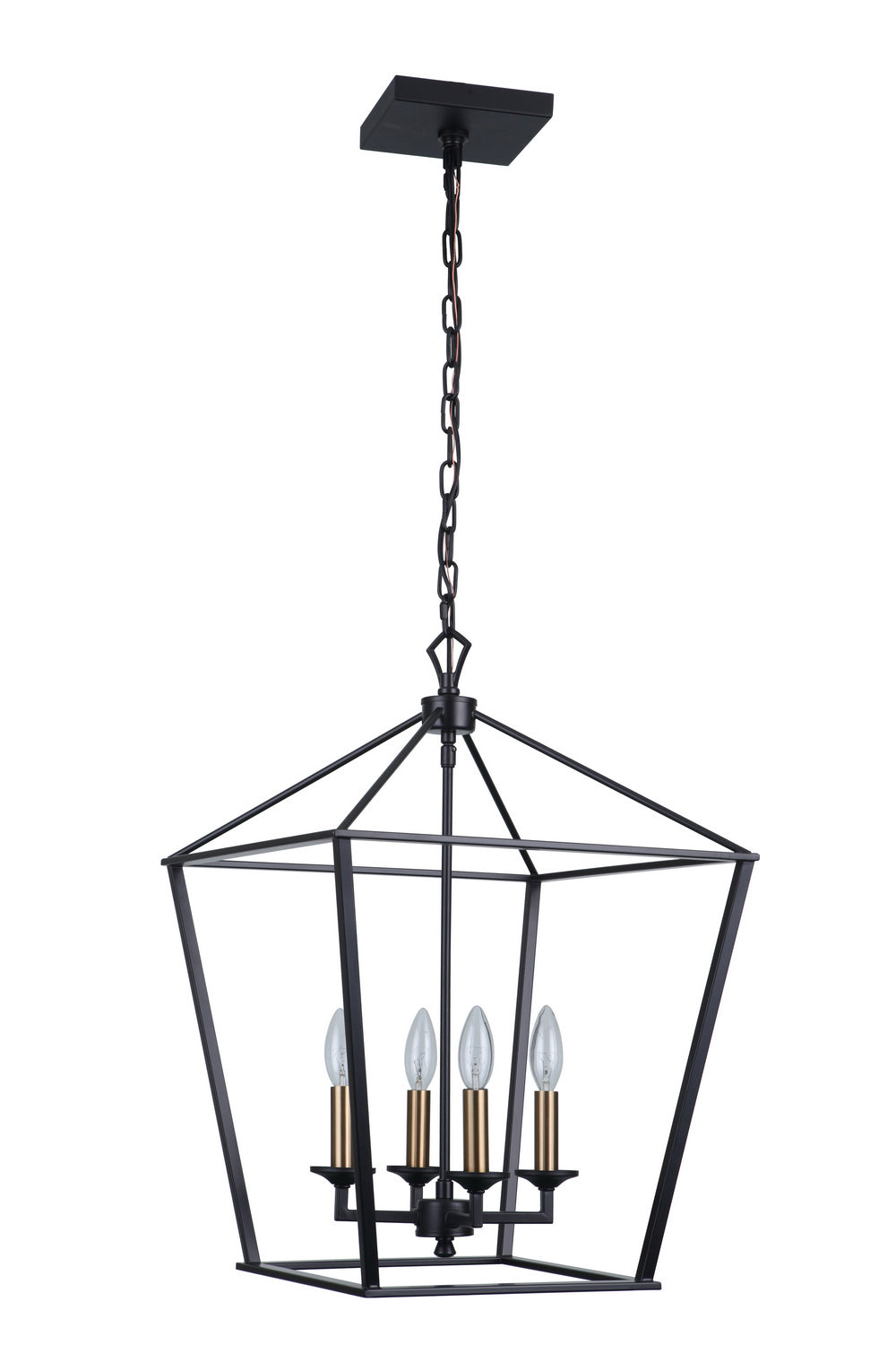 Craftmade Canada - 52935-FB - Four Light Foyer Pendant - Flynt - Flat Black