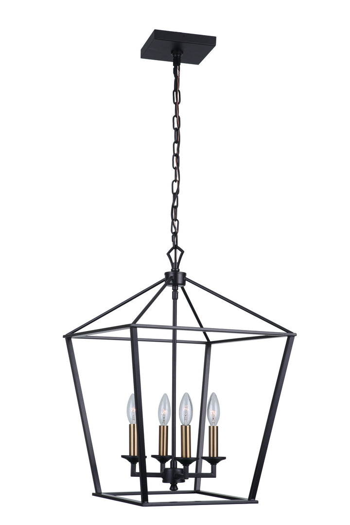 Craftmade Canada - 52935-FB - Four Light Foyer Pendant - Flynt - Flat Black