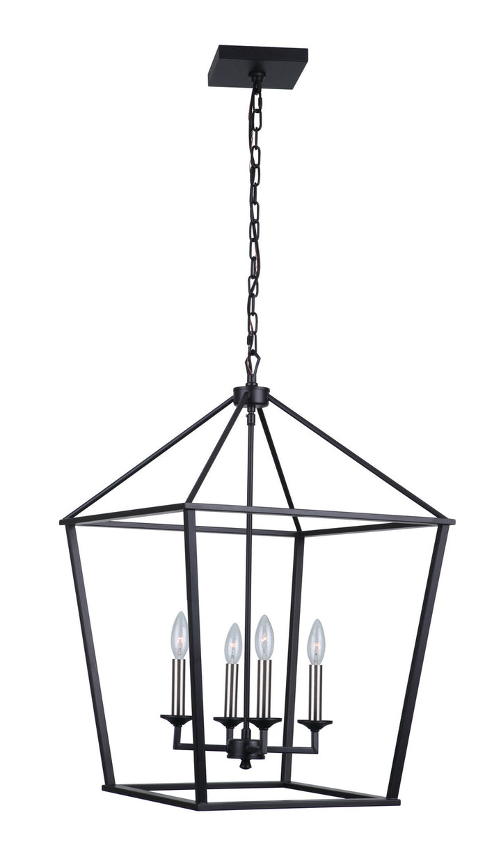 Craftmade Canada - 52936-FB - Four Light Foyer Pendant - Flynt - Flat Black