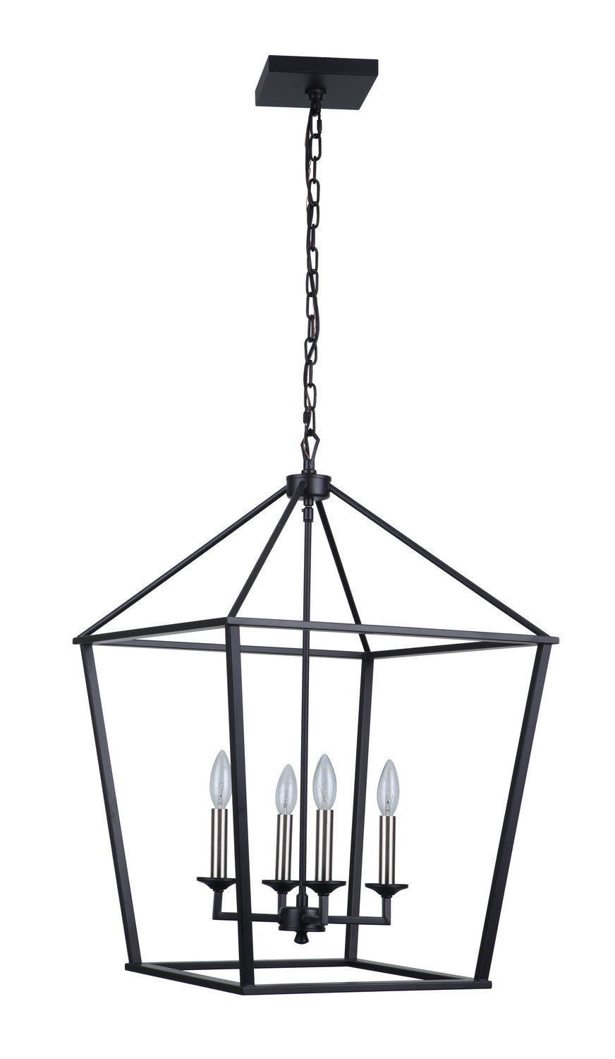 Craftmade Canada - 52936-FB - Four Light Foyer Pendant - Flynt - Flat Black