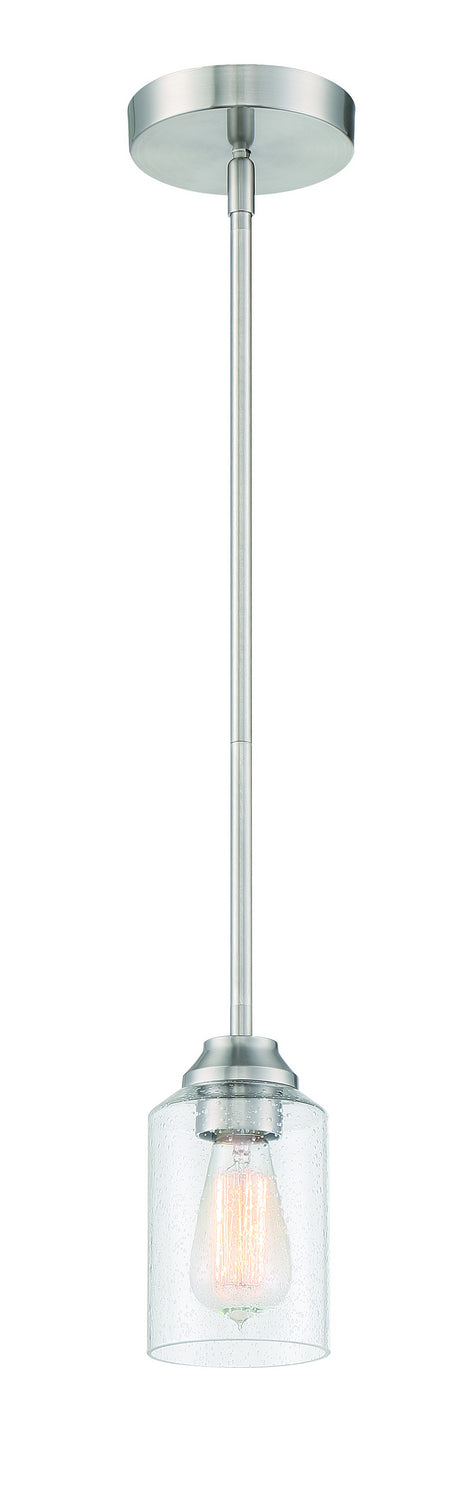 Craftmade Canada - 53191-BNK - One Light Mini Pendant - Chicago - Brushed Polished Nickel