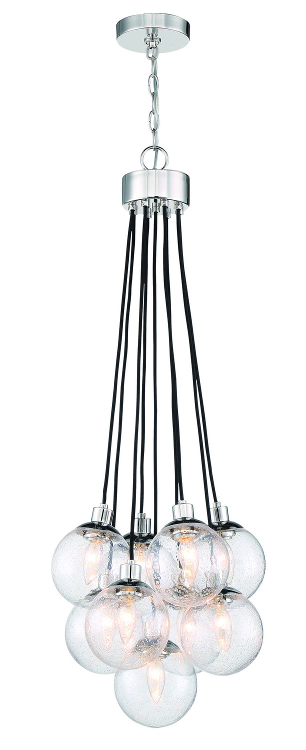 Que Nine Light Pendant in Chrome - available from The Lighting Shoppe, trusted by Canadian homeowners