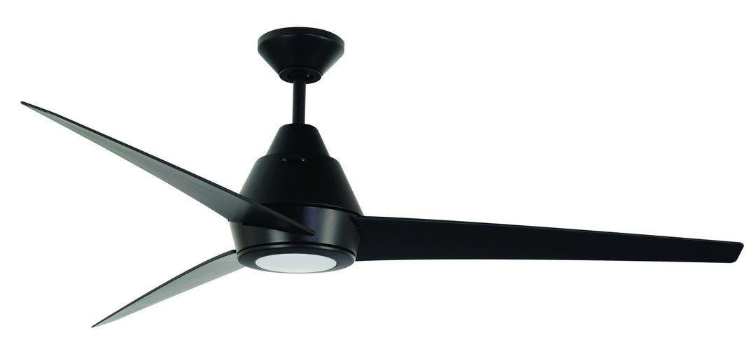 Acadian Indoor/Outdoor 56"Ceiling Fan in Flat Black - available from The Lighting Shoppe, trusted by Canadian homeowners