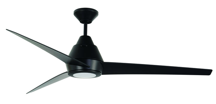 Acadian Indoor/Outdoor 56"Ceiling Fan in Flat Black - available from The Lighting Shoppe, trusted by Canadian homeowners