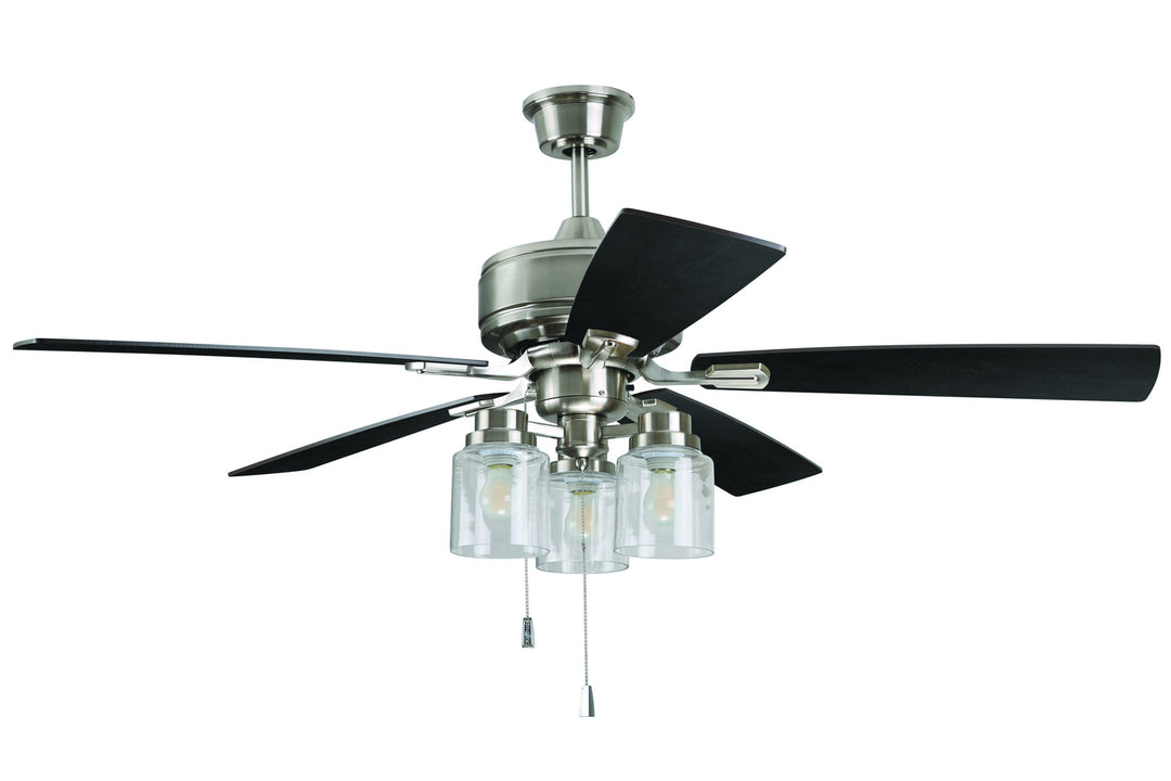 Kate 52" Ceiling Fan in Brushed Polished Nickel - available from The Lighting Shoppe, trusted by Canadian homeowners