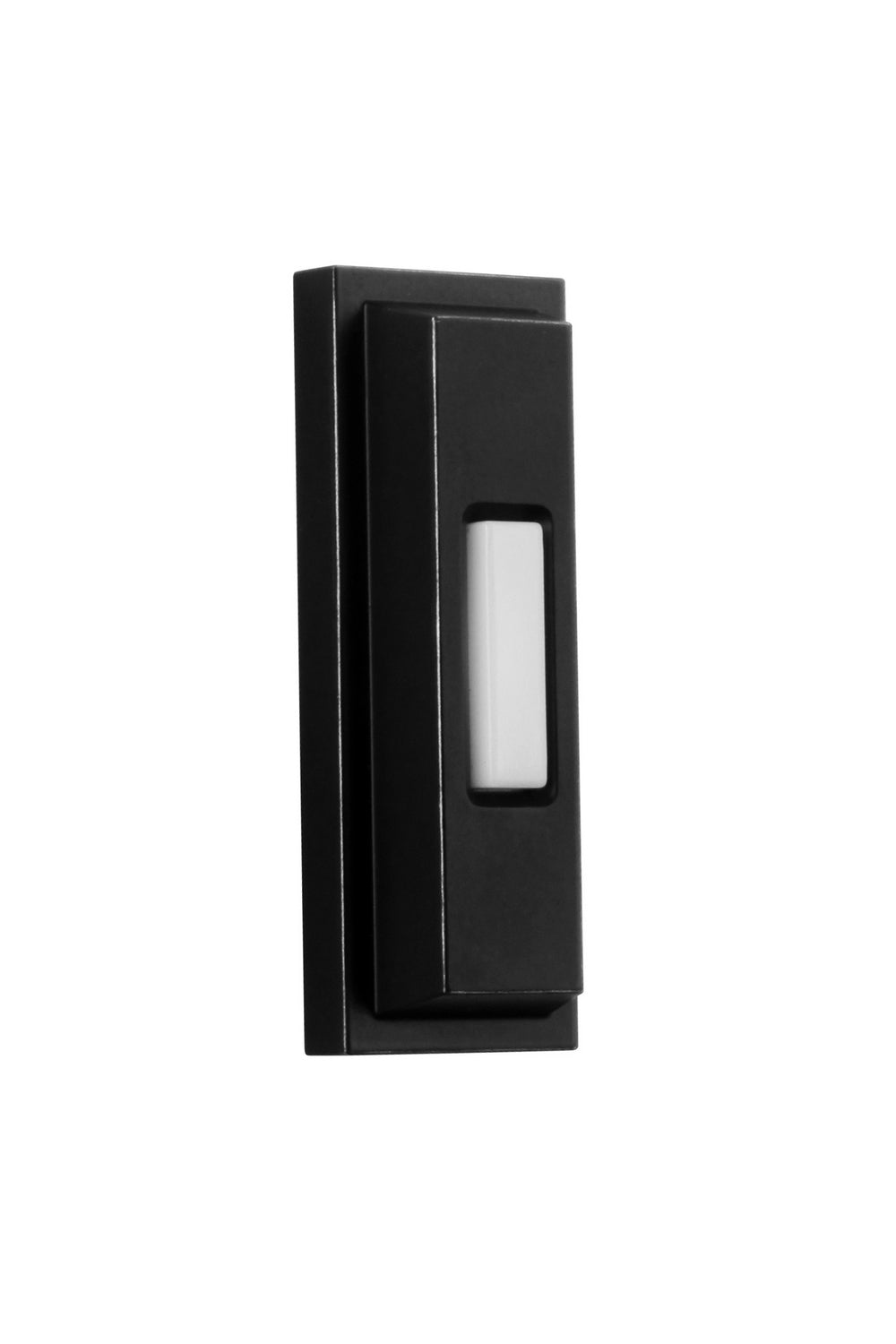 Push Button-Surface Mount Rectangle Surface Mount Pushbutton in Flat Black - available from The Lighting Shoppe, trusted by Canadian homeowners
