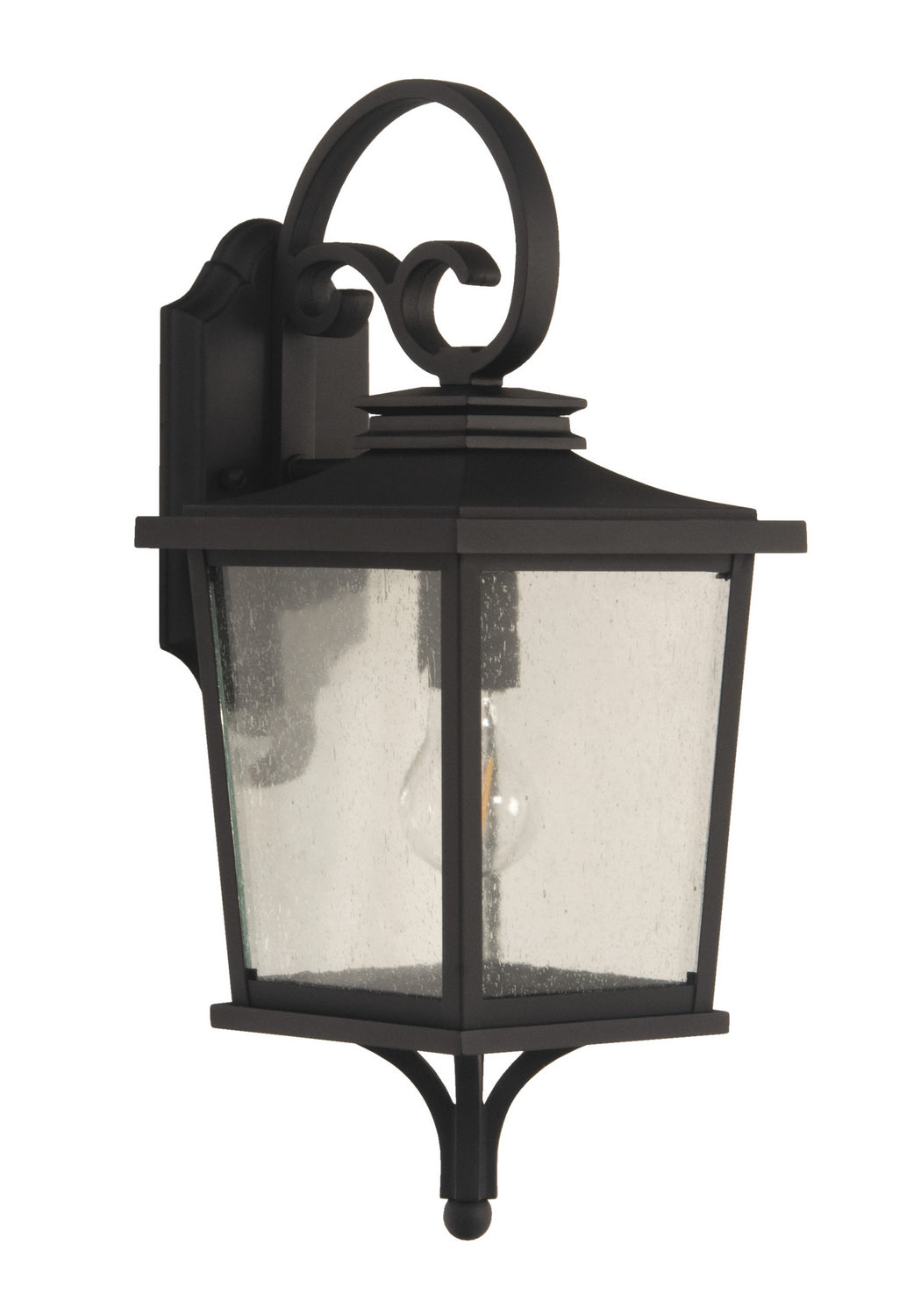 Tillman One Light Outdoor Wall Mount in Textured Black - available from The Lighting Shoppe, trusted by Canadian homeowners