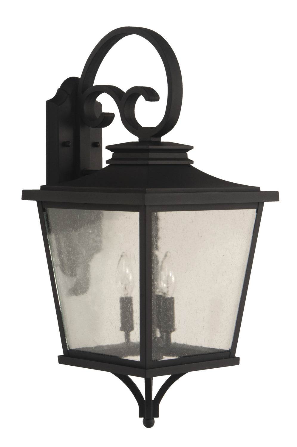 Tillman Three Light Outdoor Wall Mount in Textured Black - available from The Lighting Shoppe, trusted by Canadian homeowners
