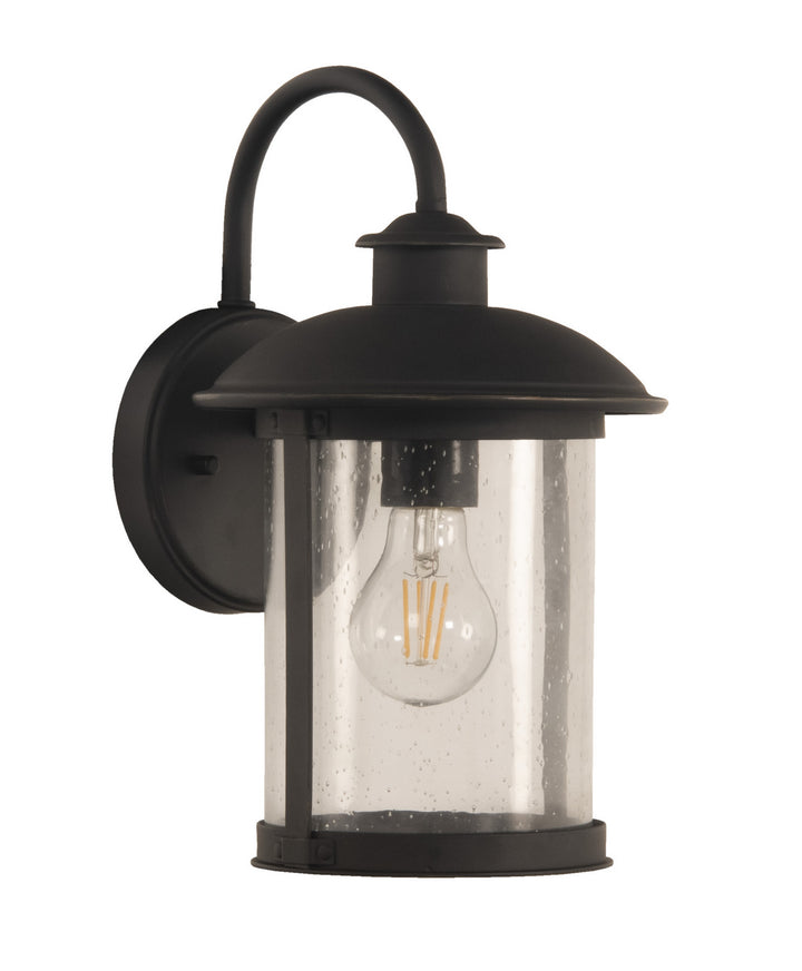 O'Fallon One Light Outdoor Wall Mount in Dark Bronze Gilded - available from The Lighting Shoppe, trusted by Canadian homeowners