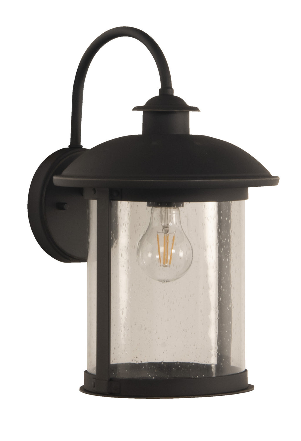 O'Fallon One Light Outdoor Wall Mount in Dark Bronze Gilded - available from The Lighting Shoppe, trusted by Canadian homeowners
