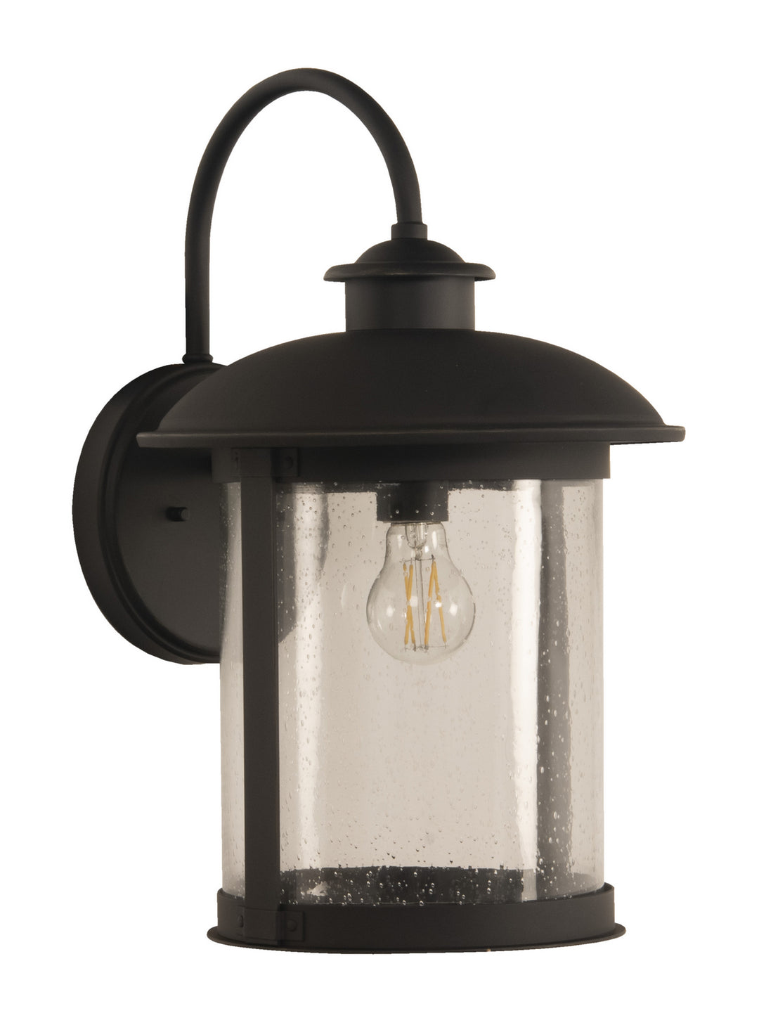 O'Fallon One Light Outdoor Wall Mount in Dark Bronze Gilded - available from The Lighting Shoppe, trusted by Canadian homeowners