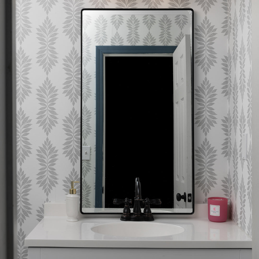 Varaluz - 4DMI0107 - Mirror - Kye - Black