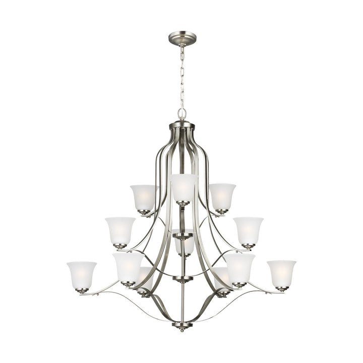 Generation Lighting Canada - 3139012-962 - 12 Light Chandelier - Emmons - Brushed Nickel