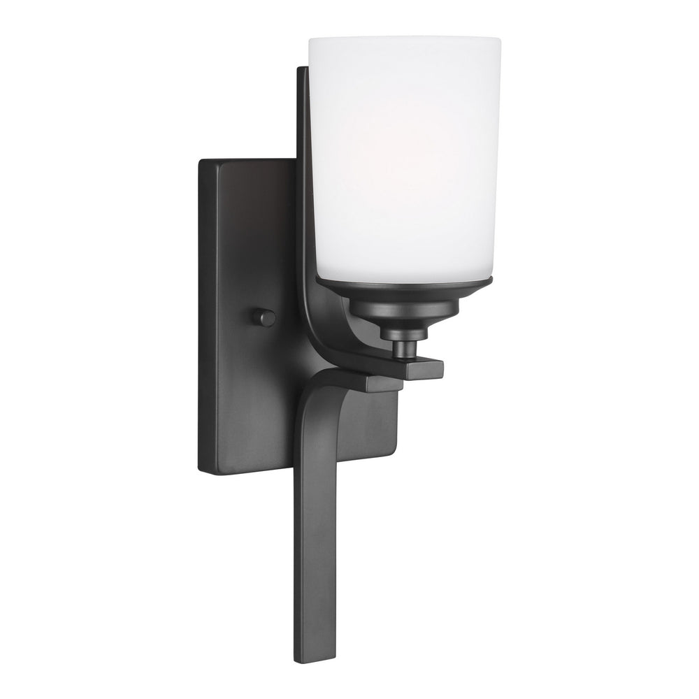 Generation Lighting Canada - 4130701-112 - One Light Wall / Bath Sconce - Kemal - Midnight Black