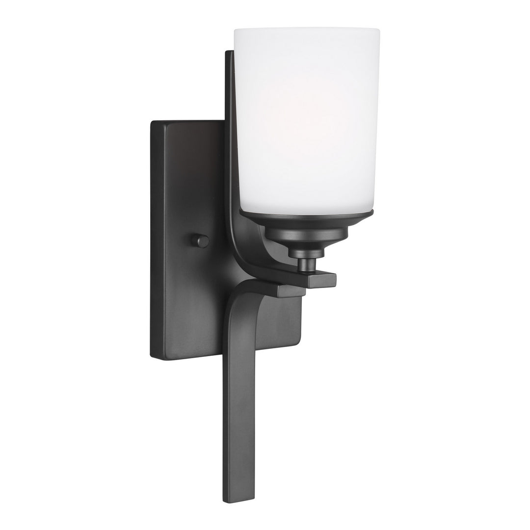 Generation Lighting Canada - 4130701-112 - One Light Wall / Bath Sconce - Kemal - Midnight Black