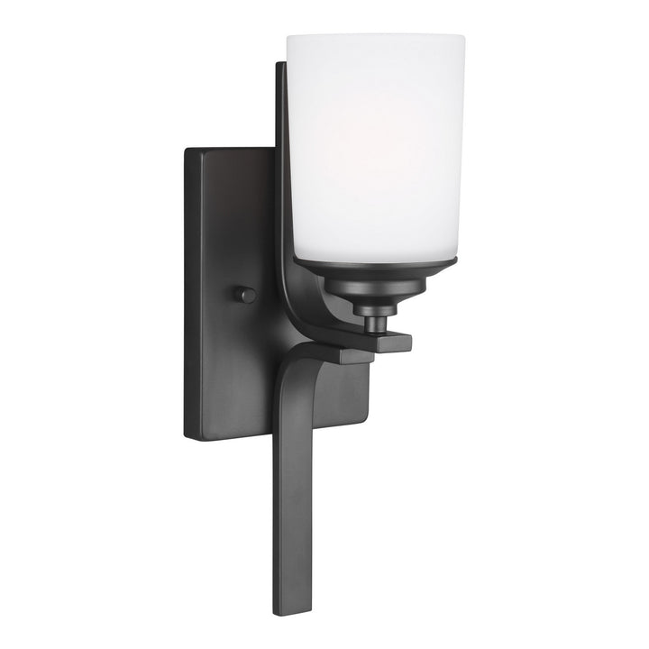 Generation Lighting Canada - 4130701-112 - One Light Wall / Bath Sconce - Kemal - Midnight Black