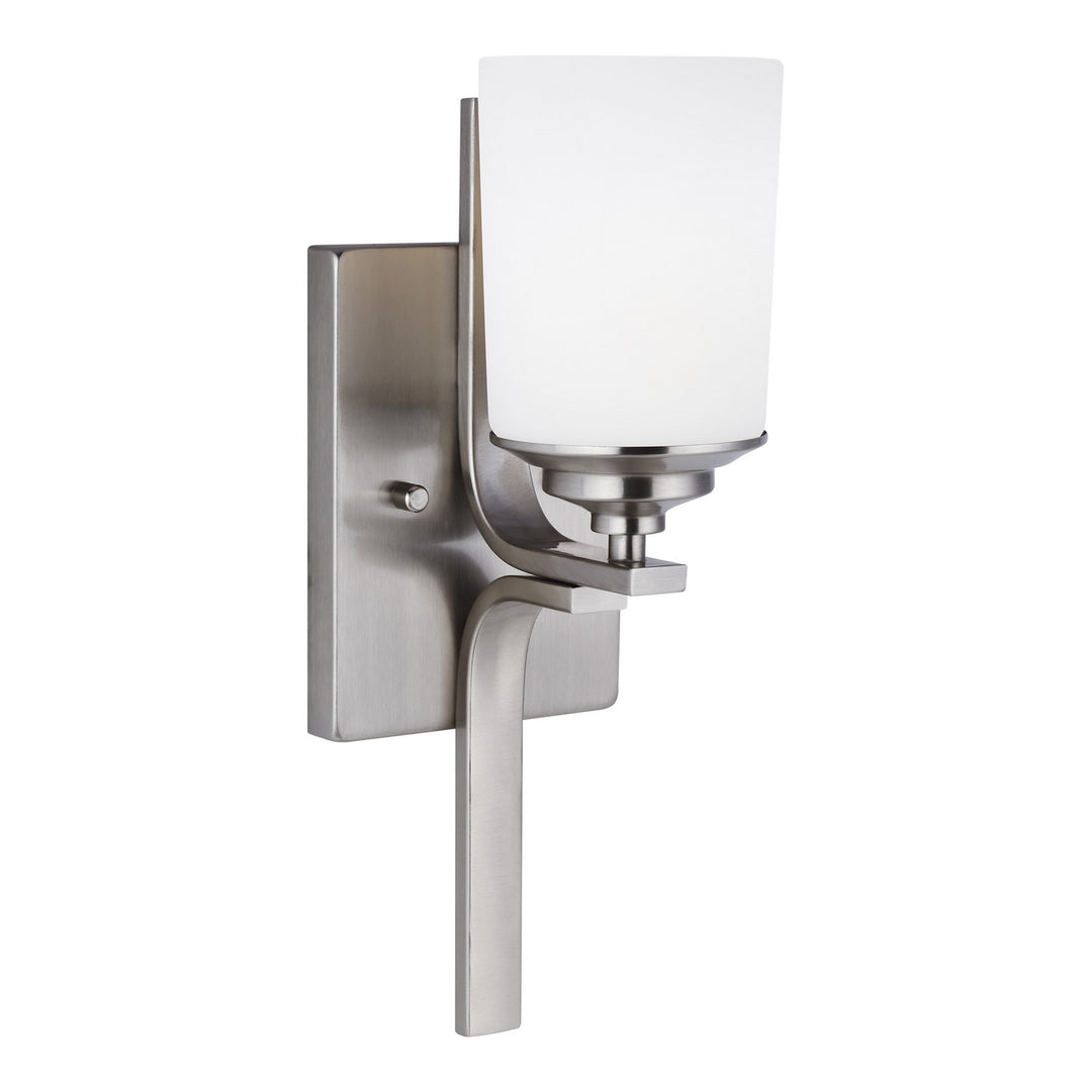 Generation Lighting Canada - 4130701-962 - One Light Wall / Bath Sconce - Kemal - Brushed Nickel