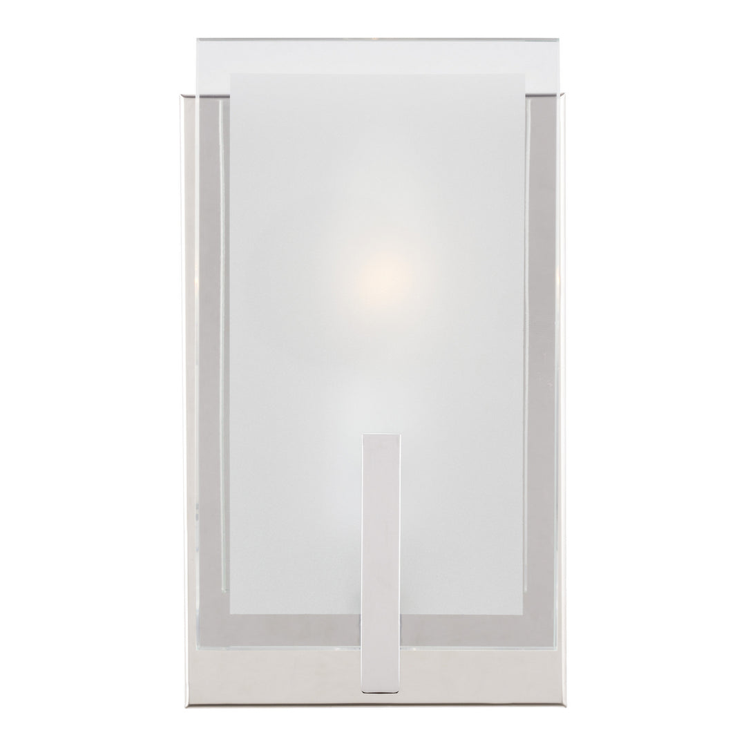 Syll One Light Wall / Bath Sconce in Chrome - available from The Lighting Shoppe, trusted by Canadian homeowners