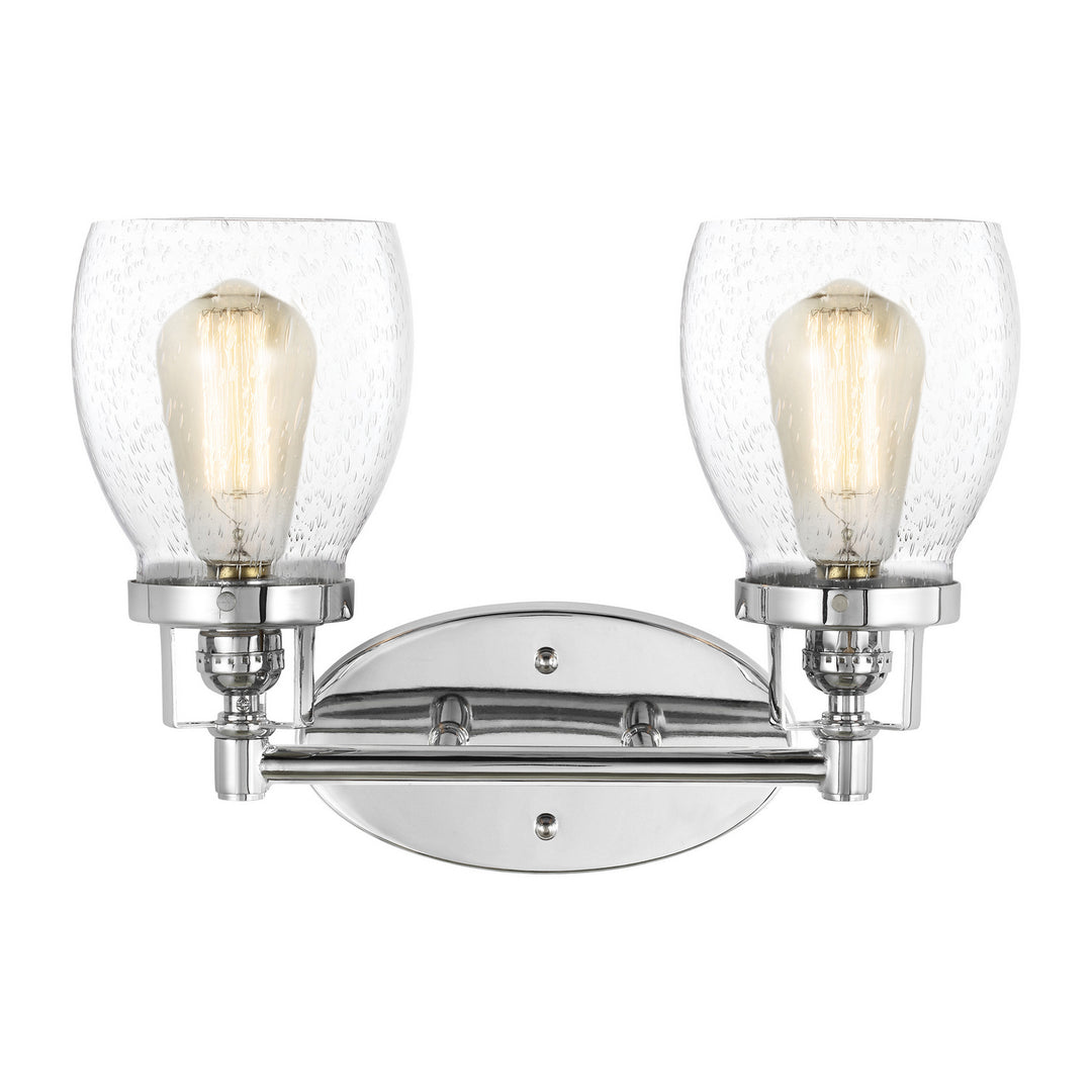 Belton Two Light Wall / Bath in Chrome - available from The Lighting Shoppe, trusted by Canadian homeowners