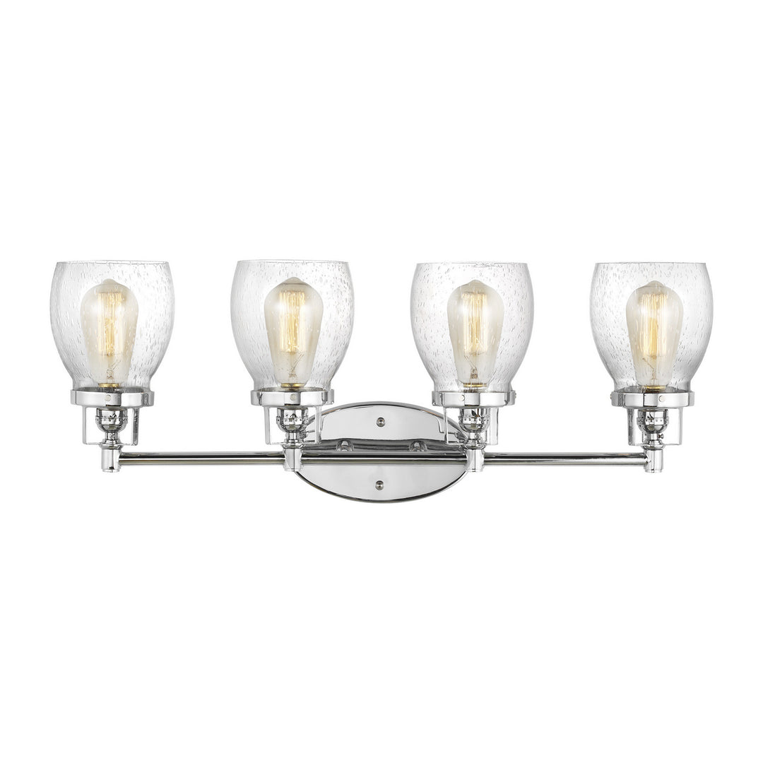 Belton Four Light Wall / Bath in Chrome - available from The Lighting Shoppe, trusted by Canadian homeowners