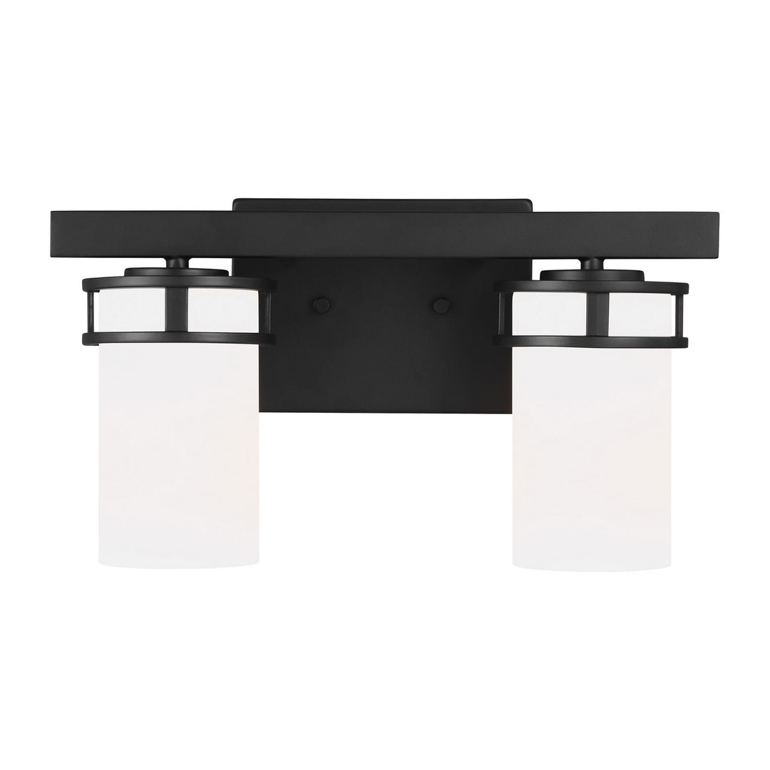Robie Two Light Wall / Bath in Midnight Black - available from The Lighting Shoppe, trusted by Canadian homeowners