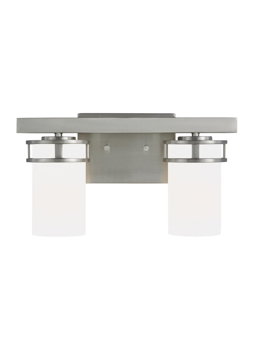 Robie Two Light Wall / Bath in Brushed Nickel - available from The Lighting Shoppe, trusted by Canadian homeowners