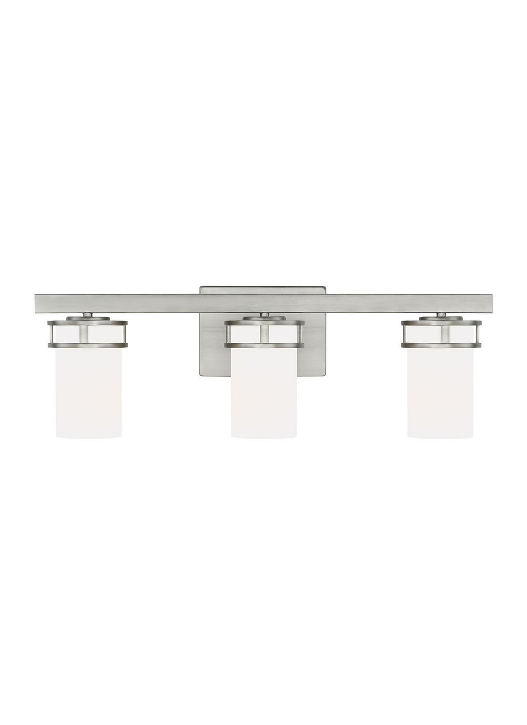Robie Three Light Wall / Bath in Brushed Nickel - available from The Lighting Shoppe, trusted by Canadian homeowners