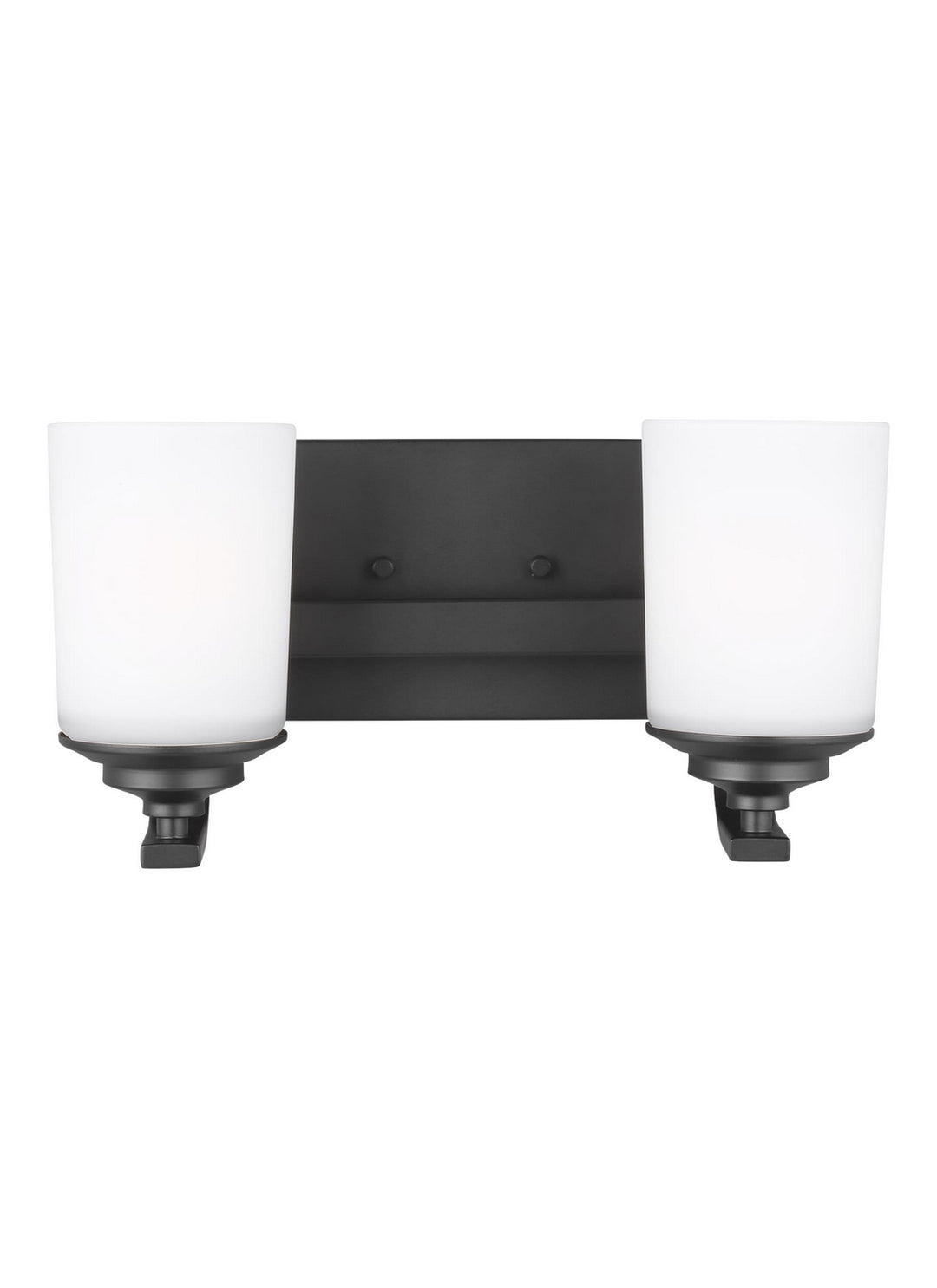Generation Lighting Canada - 4430702EN3-112 - Two Light Wall / Bath - Kemal - Midnight Black