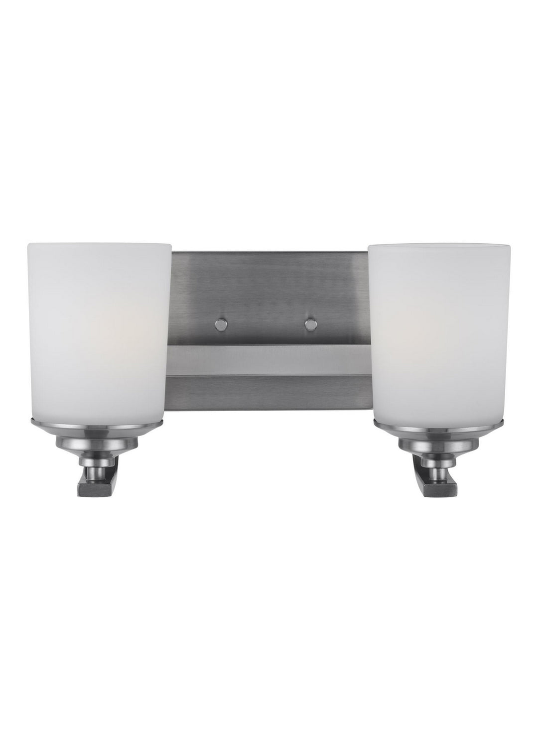 Generation Lighting Canada - 4430702EN3-962 - Two Light Wall / Bath - Kemal - Brushed Nickel