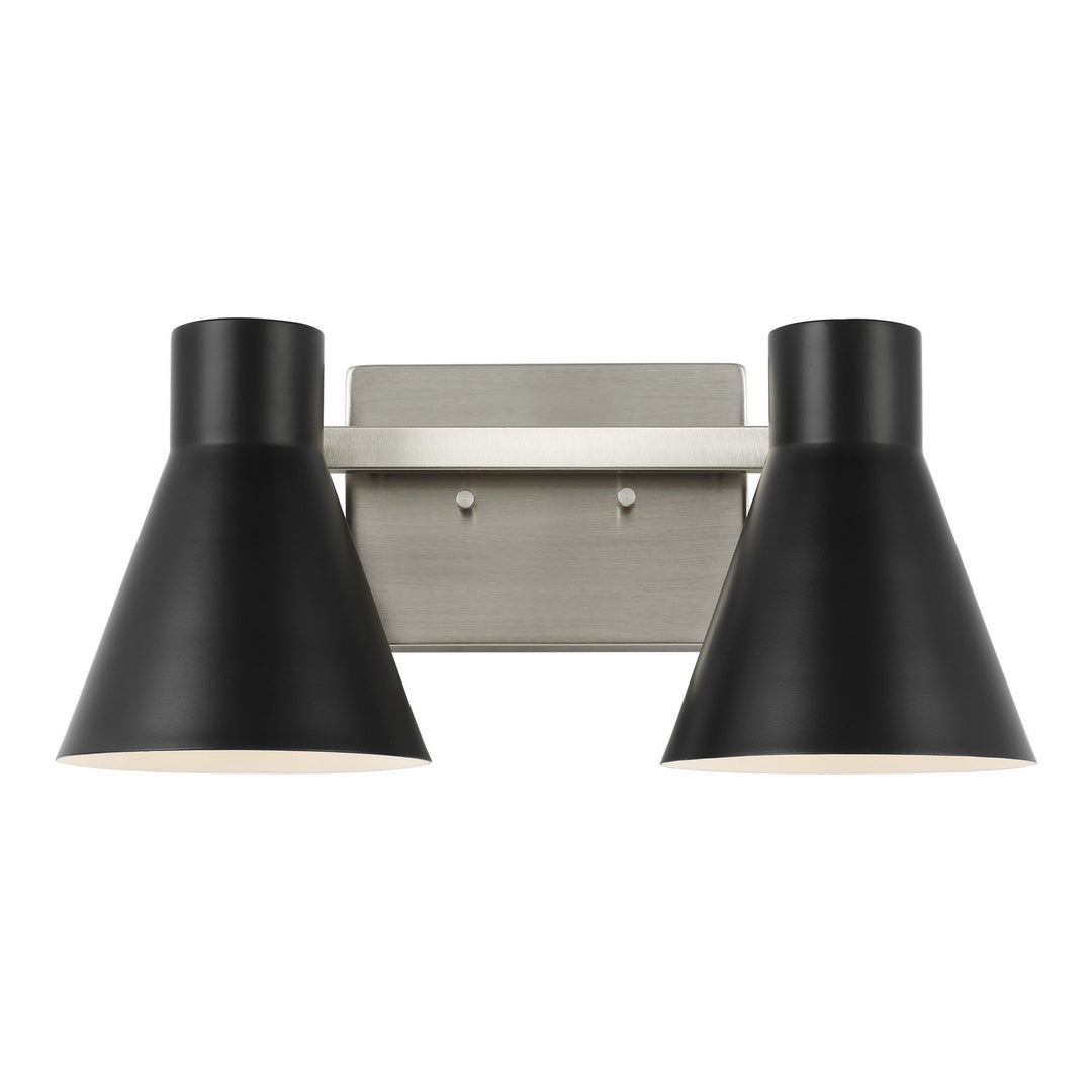 Towner Two Light Wall / Bath in Brushed Nickel - available from The Lighting Shoppe, trusted by Canadian homeowners