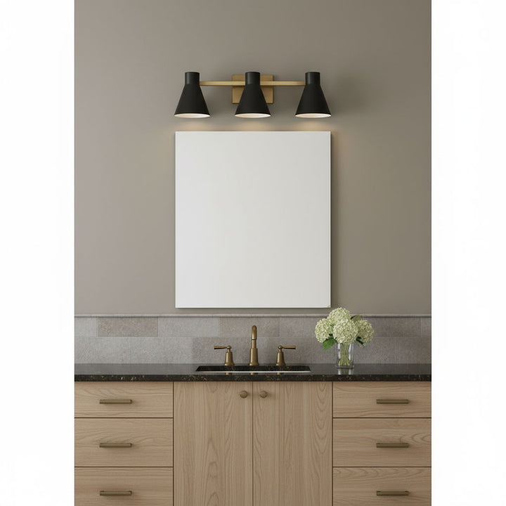 Generation Lighting Canada - 4441303-848 - Three Light Wall / Bath - Towner - Satin Brass
