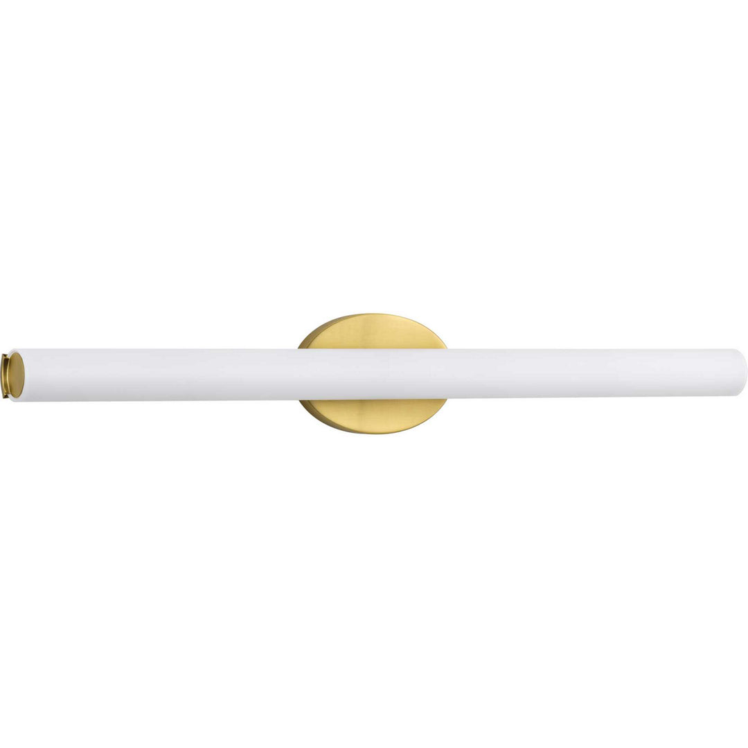 Parallel LED LED Linear Bath in Satin Brass - available from The Lighting Shoppe, trusted by Canadian homeowners