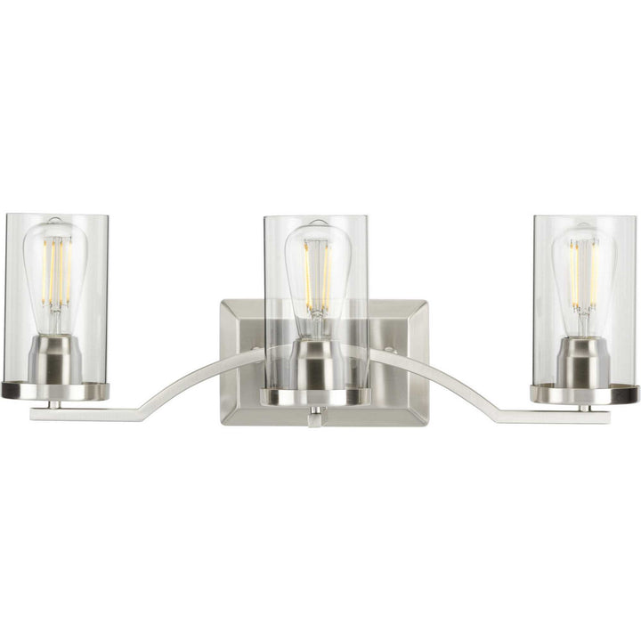 Progress Canada - P300258-009 - Three Light Bath - Lassiter - Brushed Nickel