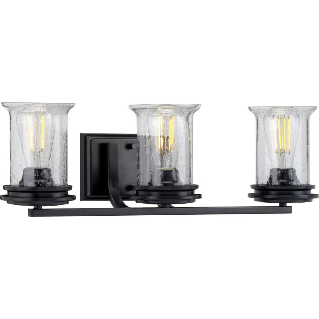 Winslett Three Light Bath in Black - available from The Lighting Shoppe, trusted by Canadian homeowners