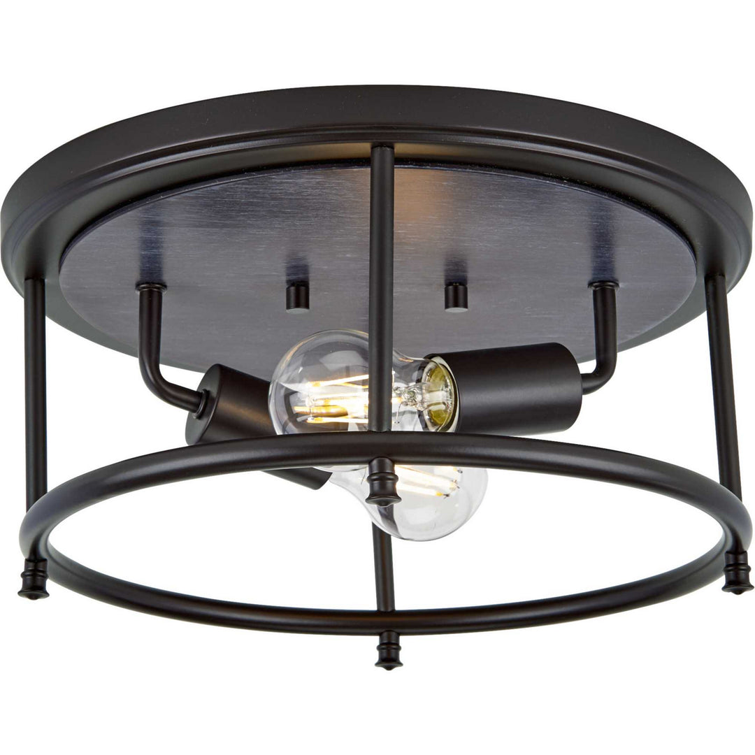 Progress Canada - P350151-031 - Two Light Flush Mount - Durrell - Black