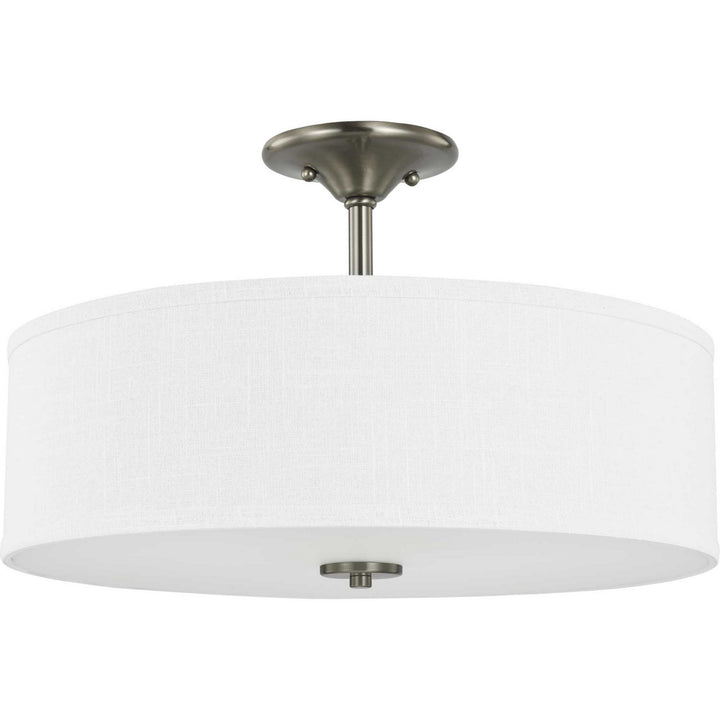 Progress Canada - P350167-009 - Three Light Semi Flush Mount - Inspire - Brushed Nickel