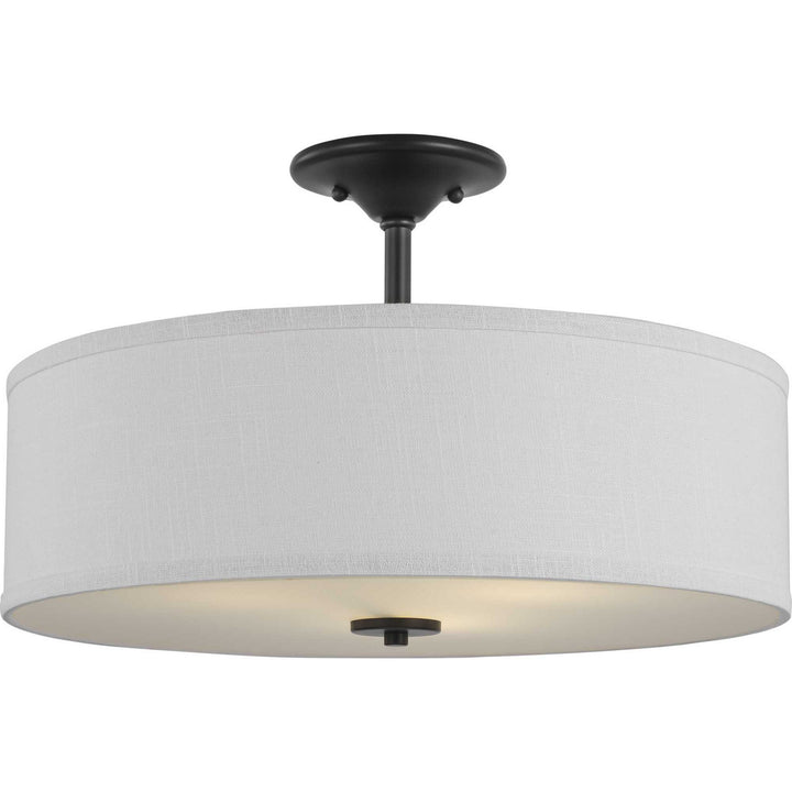 Progress Canada - P350167-143 - Three Light Semi Flush Mount - Inspire - Graphite