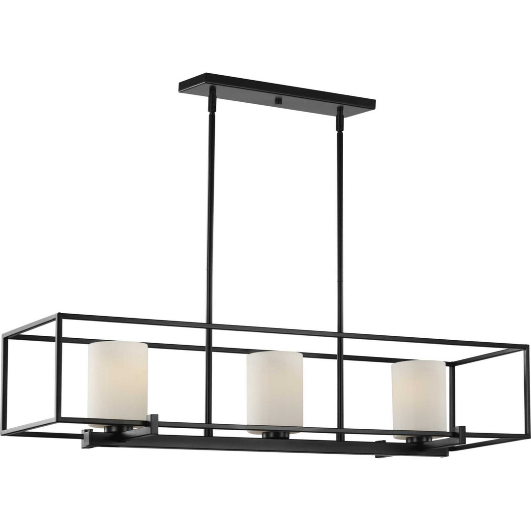 Progress Canada - P400225-031 - Three Light Island Chandelier - Chadwick - Black