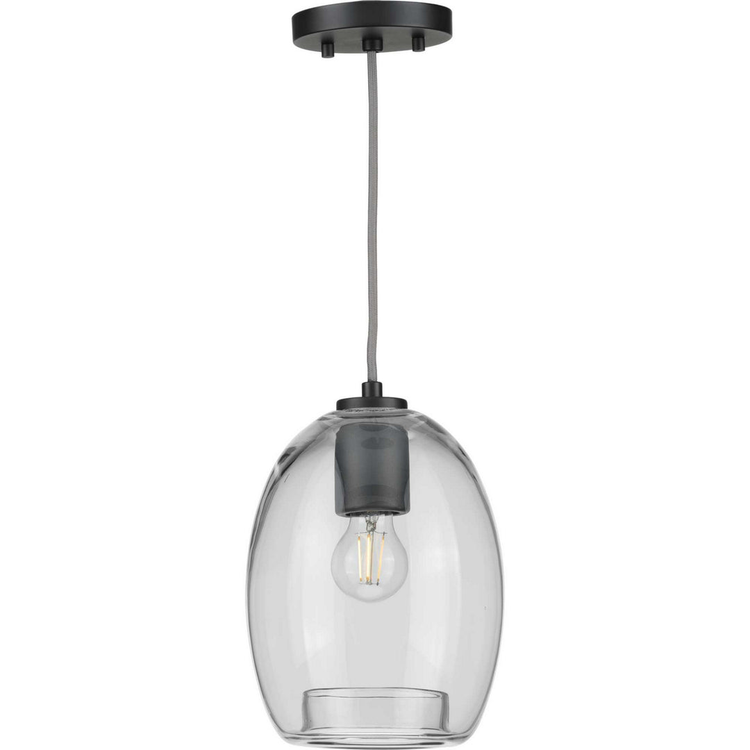 Caisson One Light Mini Pendant in Graphite - available from The Lighting Shoppe, trusted by Canadian homeowners