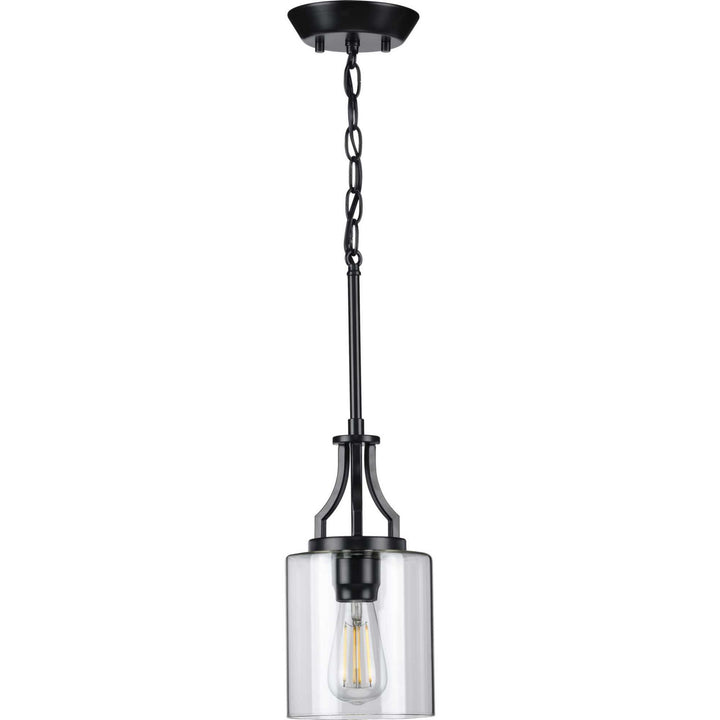 Lassiter One Light Mini Pendant in Black - available from The Lighting Shoppe, trusted by Canadian homeowners