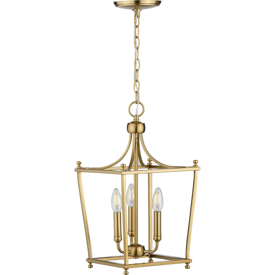 Progress Canada - P500213-109 - Three Light Foyer Pendant - Parkhurst - Brushed Bronze