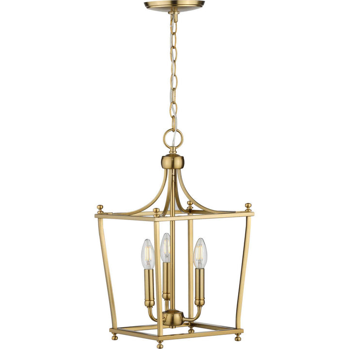 Progress Canada - P500213-109 - Three Light Foyer Pendant - Parkhurst - Brushed Bronze