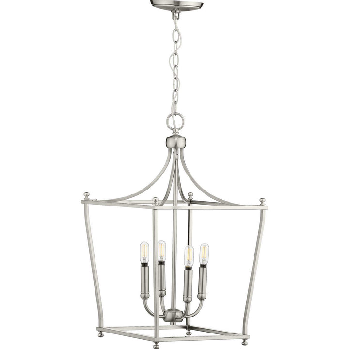 Progress Canada - P500214-009 - Four Light Foyer Pendant - Parkhurst - Brushed Nickel