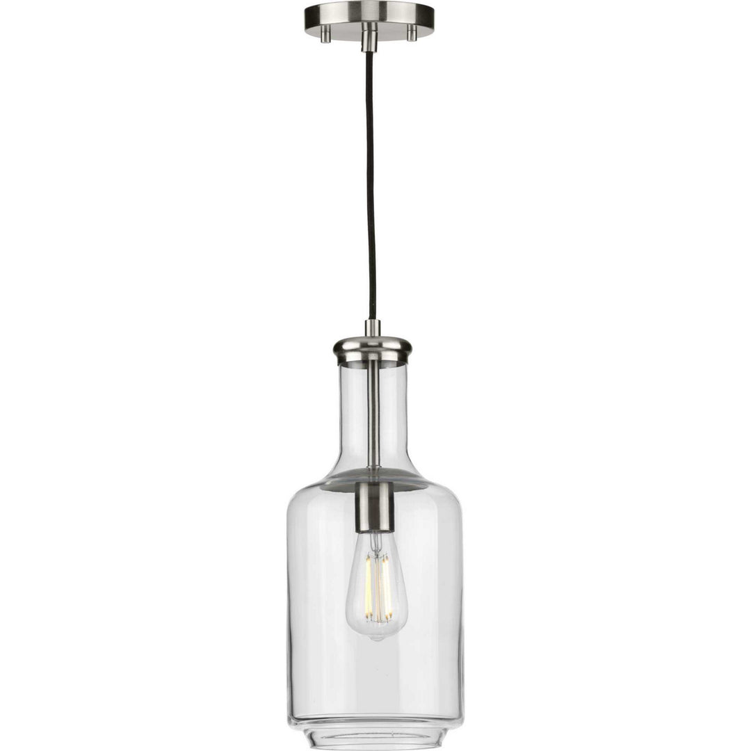 Latrobe One Light Pendant in Brushed Nickel - available from The Lighting Shoppe, trusted by Canadian homeowners