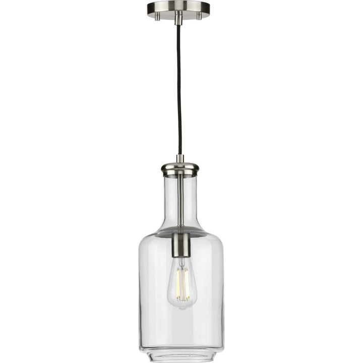 Latrobe One Light Pendant in Brushed Nickel - available from The Lighting Shoppe, trusted by Canadian homeowners