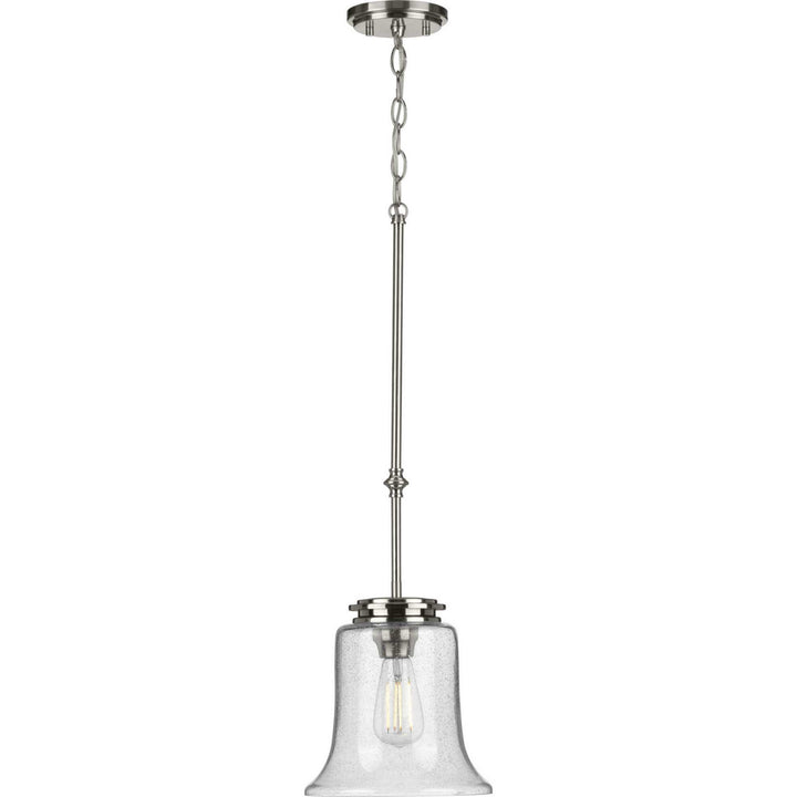 Winslett One Light Mini Pendant in Brushed Nickel - available from The Lighting Shoppe, trusted by Canadian homeowners